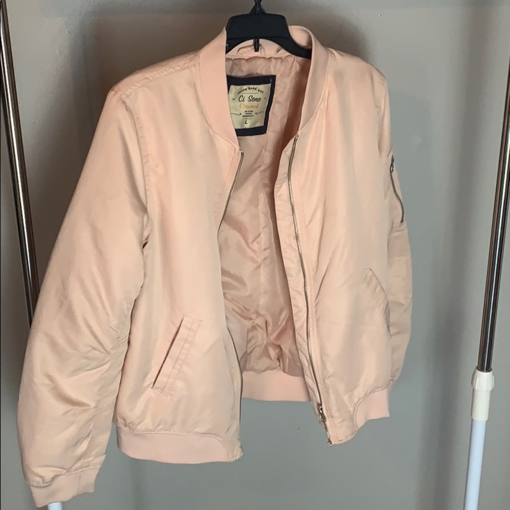Pink Bomber Jacket